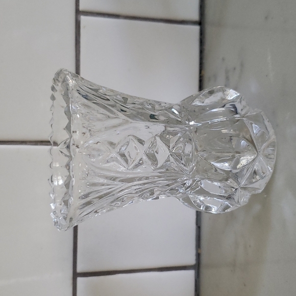 Accents Vintage Crystal Small Vase Poshmark